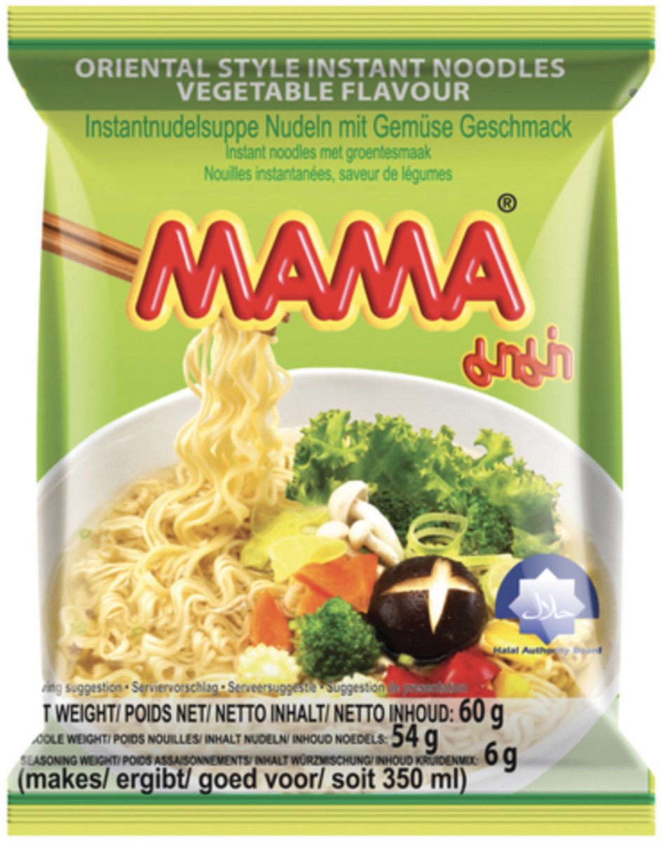 Mama - Instant Noedels Noodles Garnaal Tom Yum - 30 x 60 gram