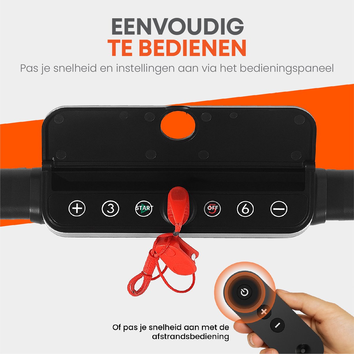 Afbeelding 2 van TREDØ Xfold Loopband - Treadmill - 1-12km/u - Inklapbaar - Wandelband - Opvouwbare Loopband - Elektrische Loopband - Bluetooth - Afstandsbediening - Telefoonhouder - Tablethouder
