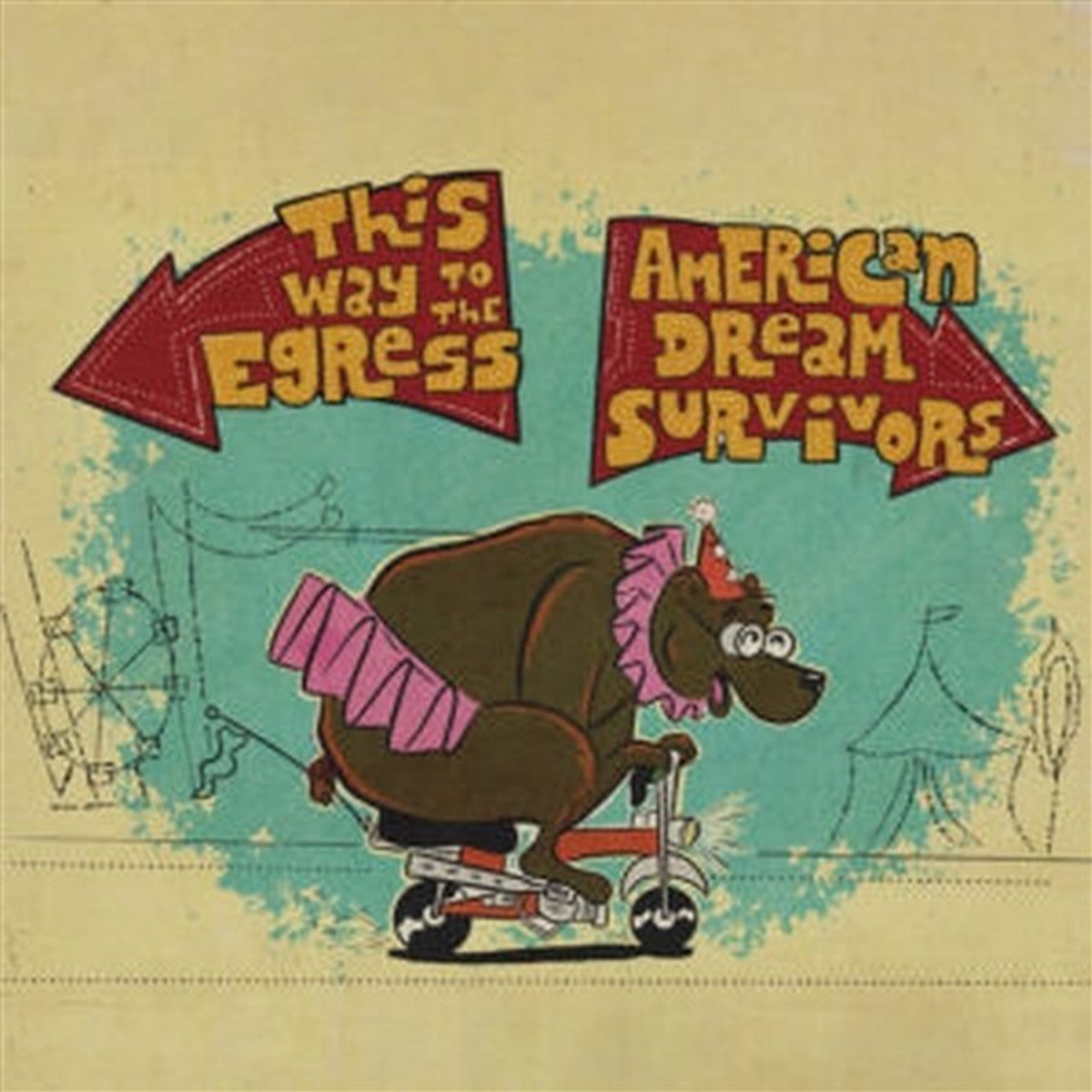 This Way To The Egress & American Dream Survivors - Split (LP)