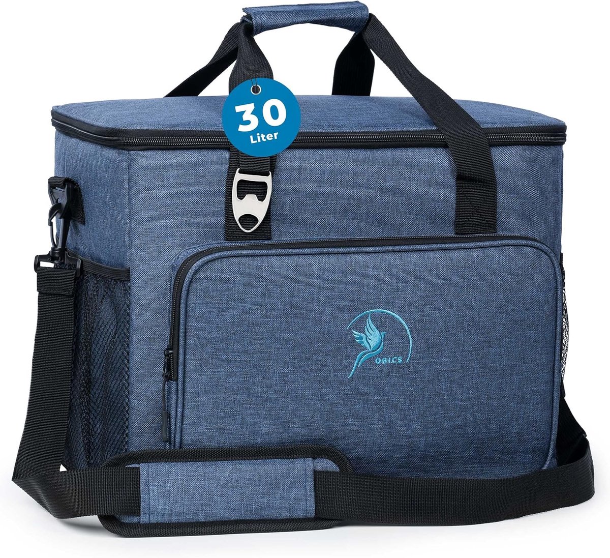 Koeltas 20L/30L met Geïntegreerde Flesopener – Duurzaam Waterdicht PEVA Materiaal