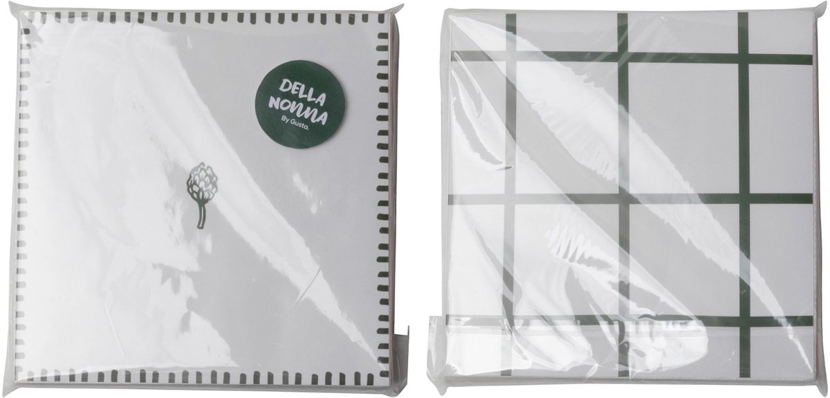 Gusta - Della Nonna - Servetten - 6.5x16.5cm - Pak 20 stuks