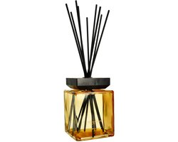 Scentchips® Geurstokjes set Square Orange & Cedarwood - Geurstokjes houder- Geurstokjes Navulling - Voorgevuld - Geurverspreider - Huisparfum - 1000ml