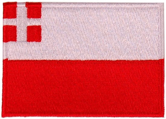 Strijkapplicatie/Patch - Vlag Utrecht - 8x6cm