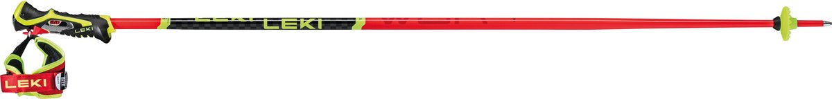 Leki wcr tbs sl 3d bright-red/black - Skistokken heren - Rood