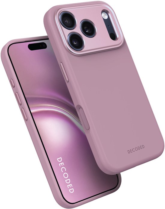 Solidenz Lila Siliconen iPhone 17 Pro hoesje met MagSafe
