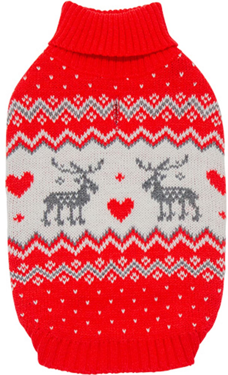 Jack and Vanilla Dogwalk Hondentrui Rood - Maat XXL: 50 cm