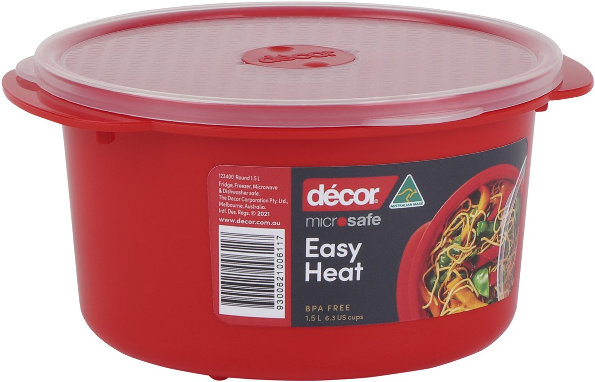 DÉCOR Microsafe Bewaardoos - 1L5 - Rond