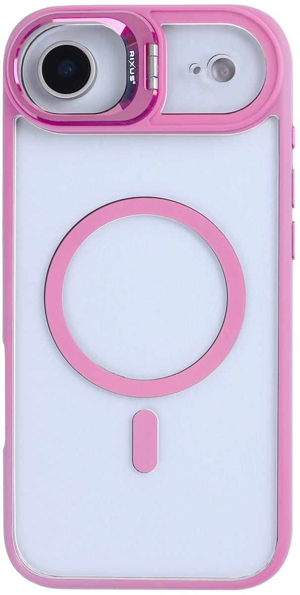 Rixus Classic 03 Case With MagSafe For Apple iPhone 17 Air Light Pink