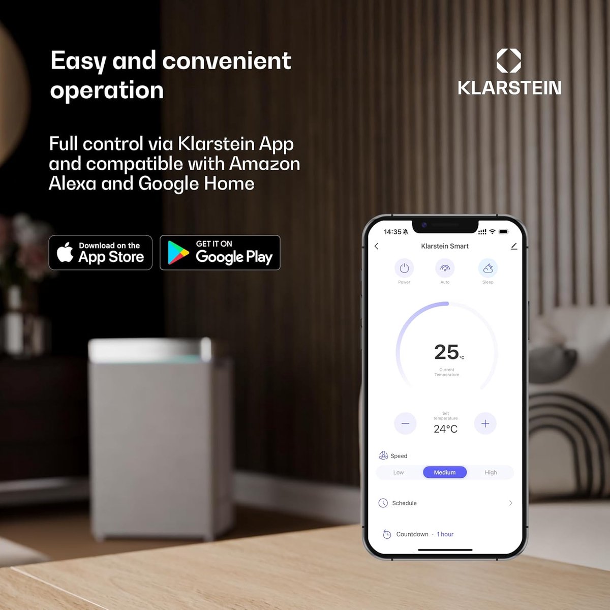 Afbeelding 3 van Mobiele Airconditioning 3-in-1 met WiFi Bediening - 12000
