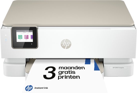HP ENVY Foto Inspire 7220e - All-in-One Printer - Multifuncionele Foto Printer - Geschikt voor Instant Ink - Beige