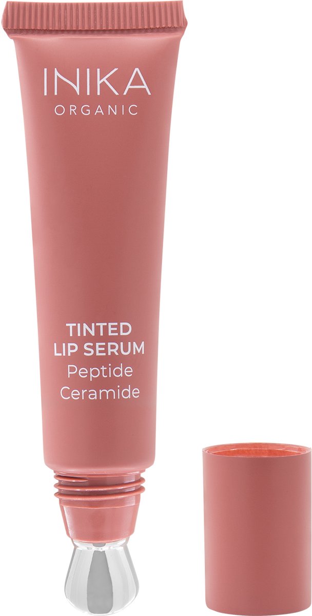 INIKA Organic - Tinted Lip Serum - Peony - Lipverzorging - Peptide & Ceramide