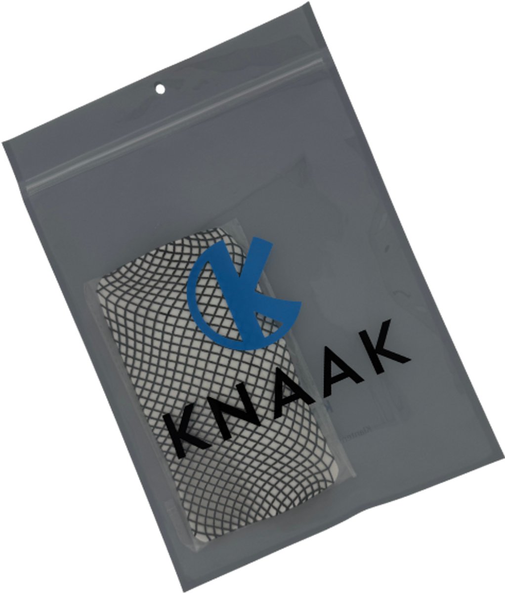 Knaak Panty met Mini Visnet Print – Zwarte Lingerie Panty – Elastisch & Elegant – 1 Stuk