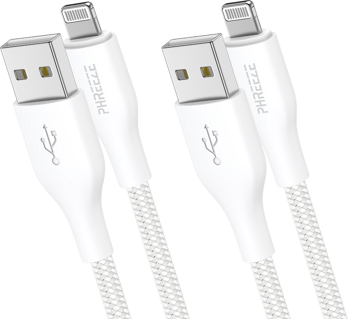 Oplaadkabel geschikt voor iPhone 14, 13, 12, 11, X - 1m - Usb kabel