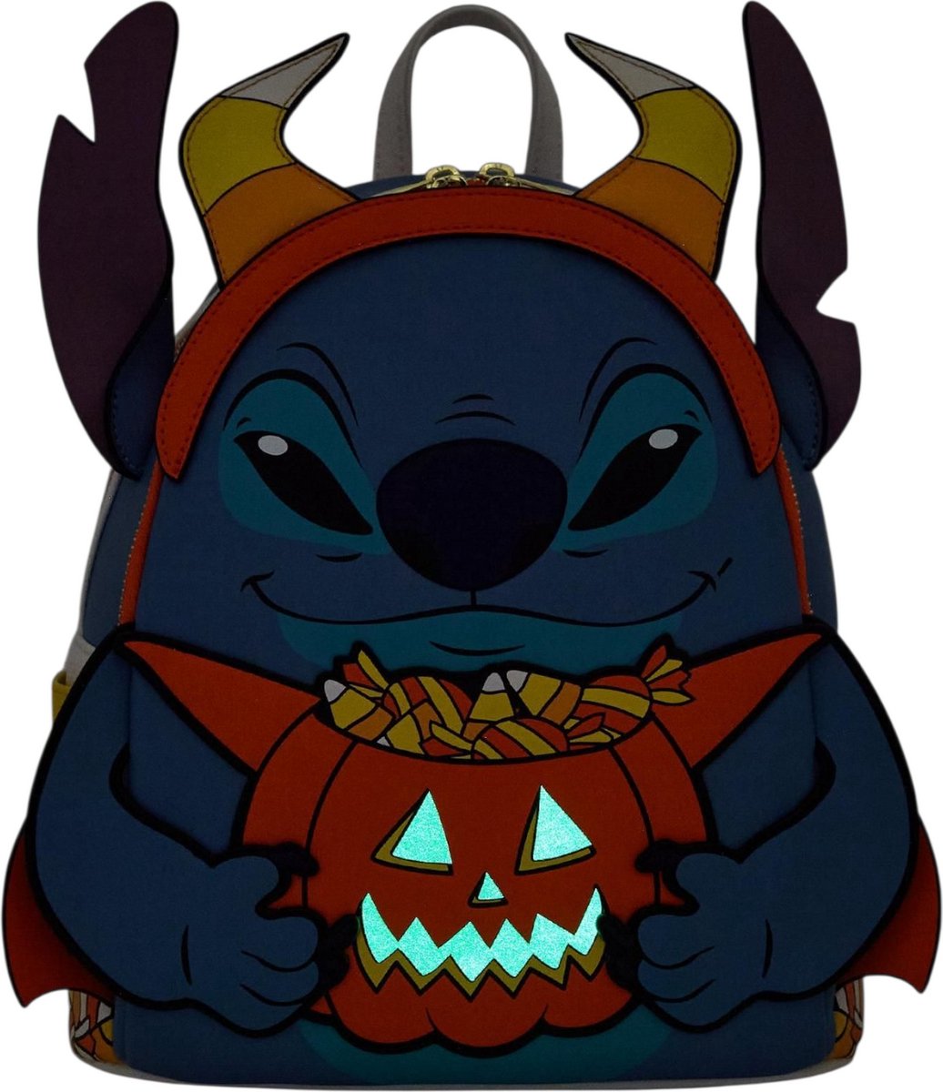 Loungefly - BL Disney Lilo & Stitch Candy Corn Stitch Glow-in-the-Dark Mini Backpack Exclusive