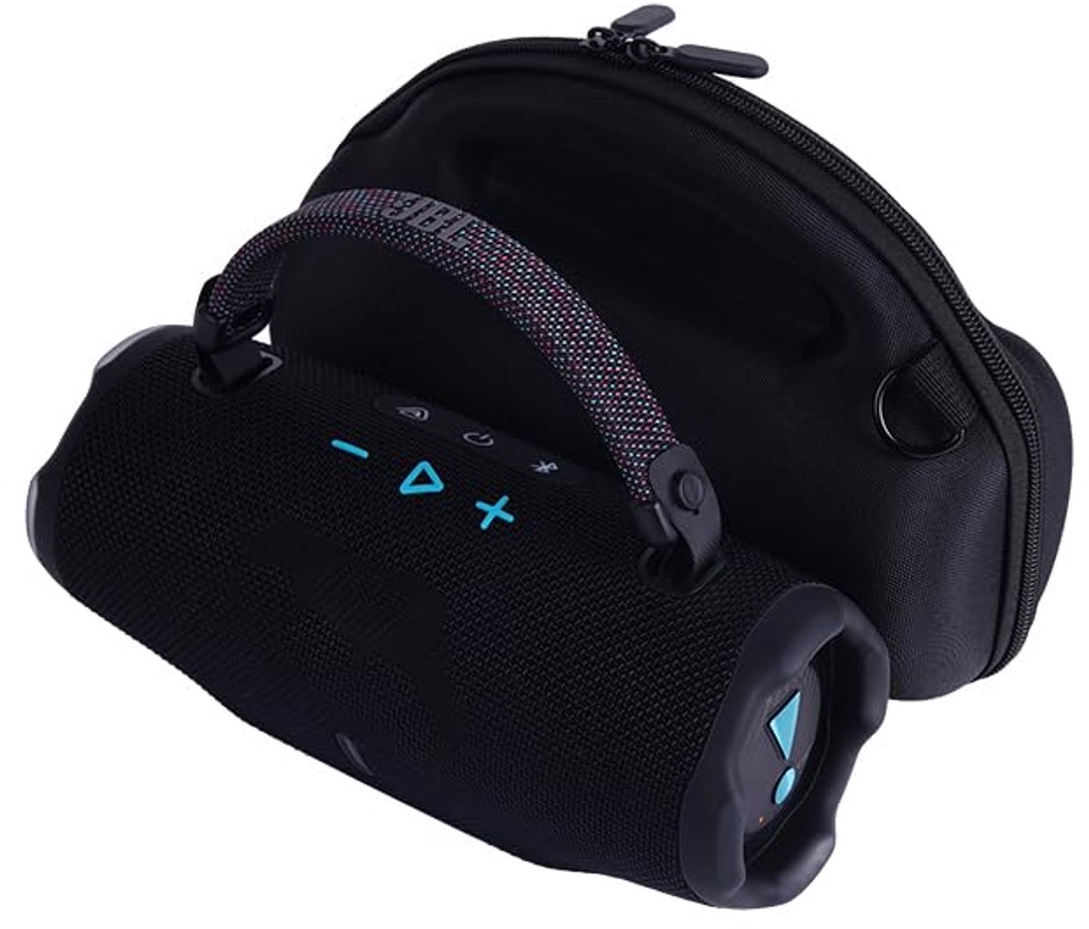 Jbl Charge 4 Hoes Schouderriem Hoes Draagbaar Co2CREA Siliconen Draagtas Voor JBL Flip 6 Bluetooth-luidspreker, Alleen Tas, Luidspreker Niet Inbegrepen EVA Hoes Draagbare Speaker Hoes JBL Charge 6