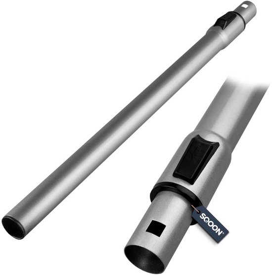 SQOON® Telescoop Zuigbuis Geschikt voor Miele, Bosch, Siemens, Kärcher, Cleanfix - 35 mm - Verstelbaar 590-1000 mm