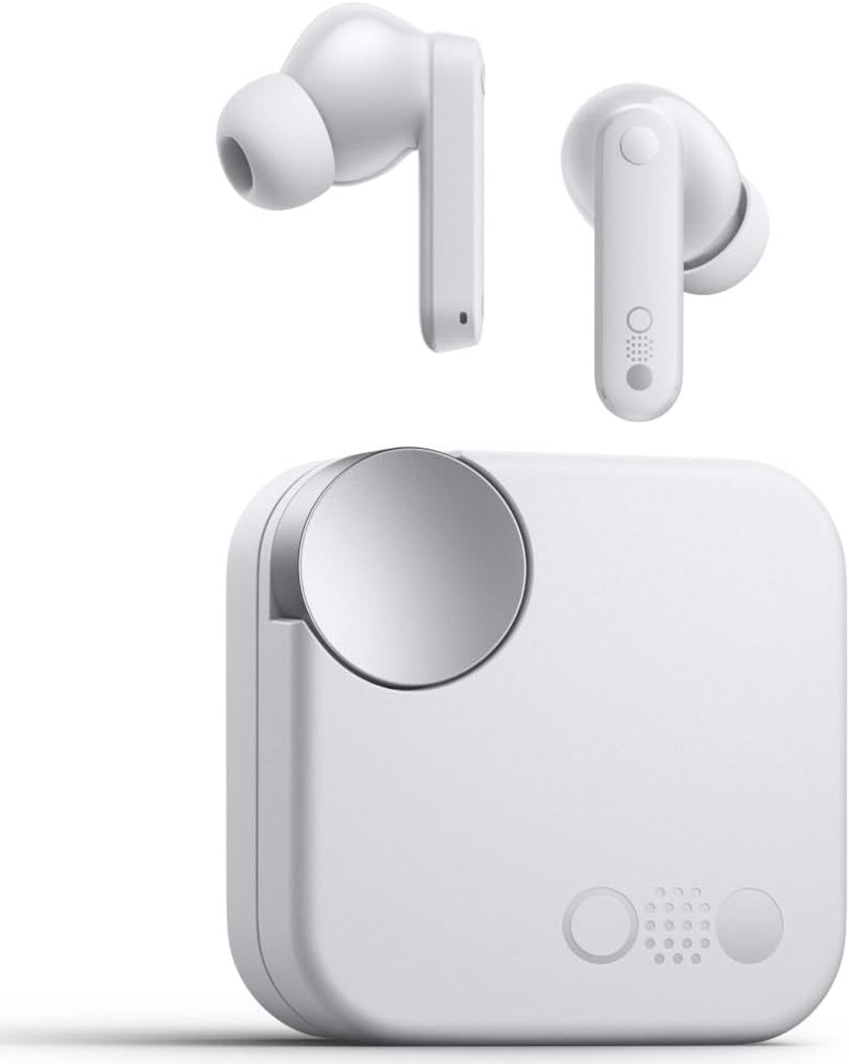 Draadloze hoofdtelefoon met 42 dB ANC en Transparantiemodus - Lichtgrijs