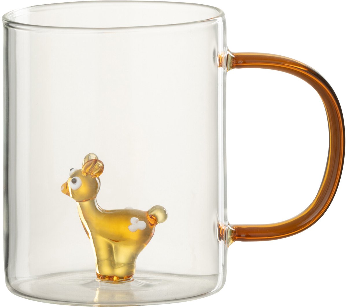 J-Line drinkglas rendier - glas - mix
