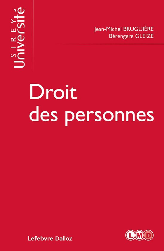 Université - Droit des personnes