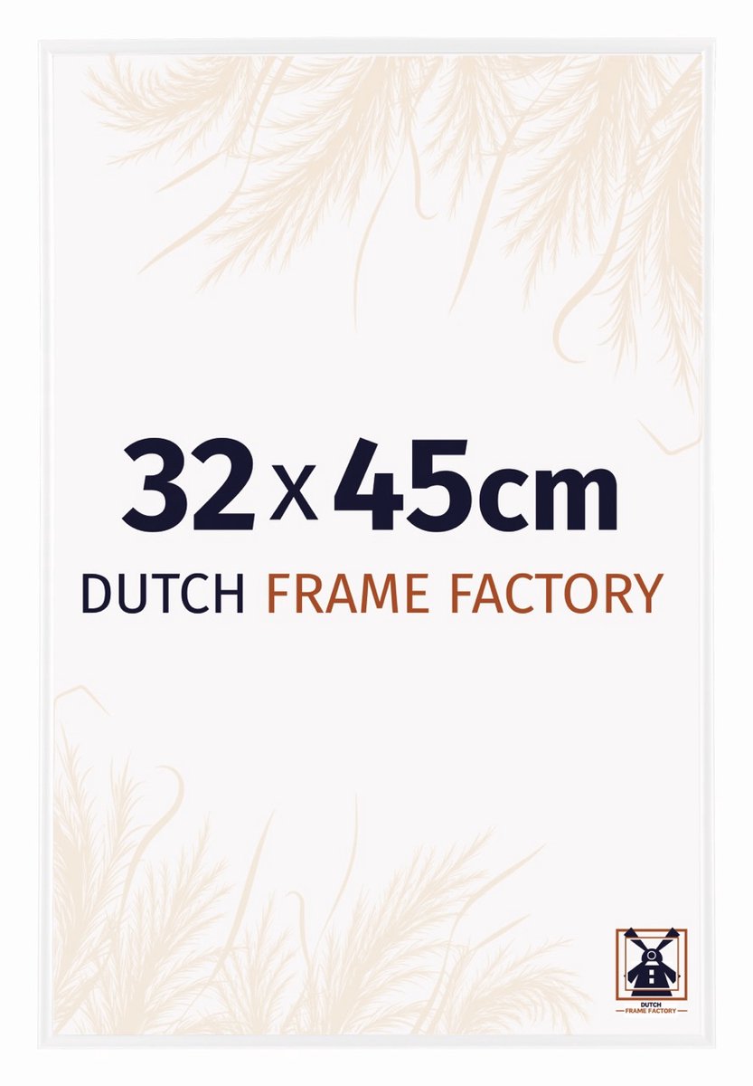 Dutch Frame Factory Fotolijst 32x45 cm - Kunststof - Wit Hoogglans - Easy