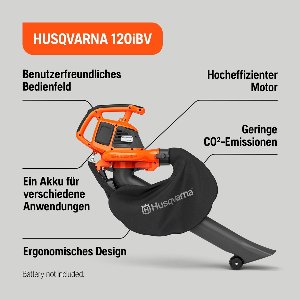 HUSQVARNA 120IBV Bladblazer set – foto 3