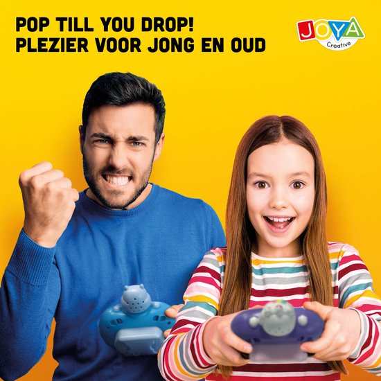 Joya Creative Pop It Manette de jeu Unicorn - 999 niveaux - Avec lumière et son - Jouet Fidget - Affichage numérique - Jouets Montessori - Jouets anti-stress - Jouets de voyage - Pop ou Flop