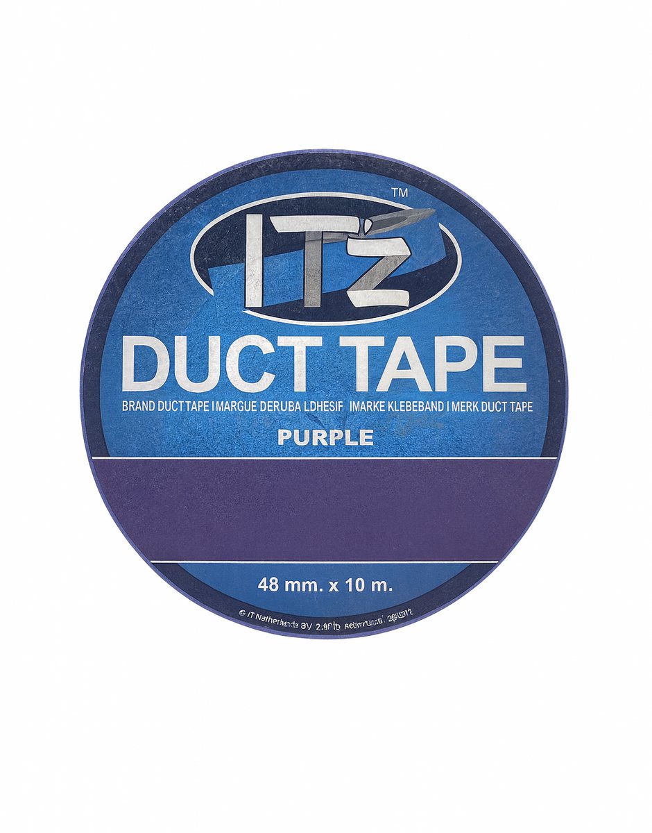 IT'z duct tape - Paars - 10m