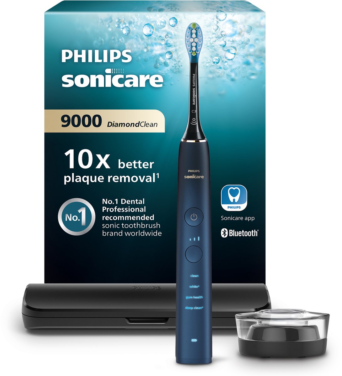 Philips Sonicare DiamondClean 9000 HX9911/88 blauw Aquamarine
