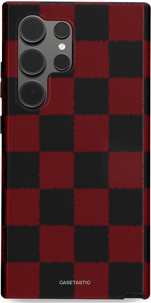 Casetastic Hoesje Geschikt voor Samsung S24 Ultra - Stijlvolle Beschermende Duo-layer Case - De Houthakker