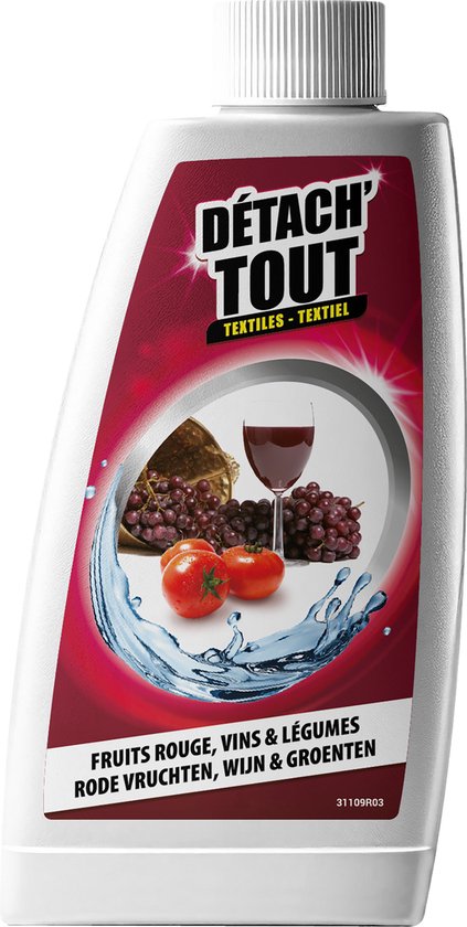 Détach'tout - Vlekverwijderaar rood vruchten, wijn en groenten - 100ml