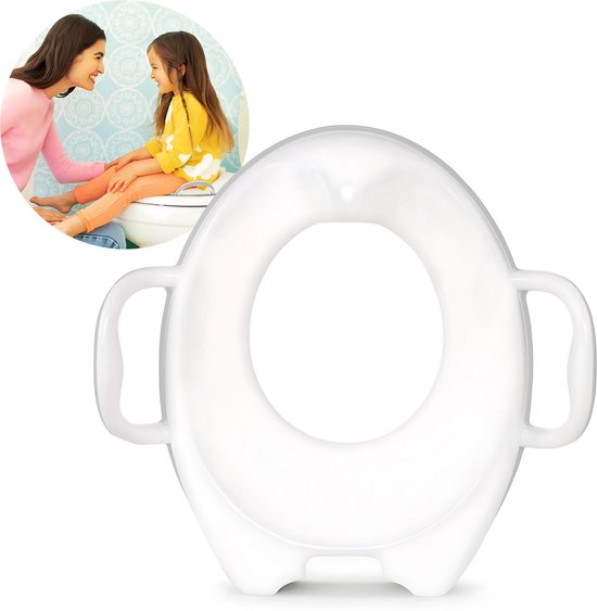 Munchkin Toiletverkleiner - WC Bril - Sturdy Potty Seat - WC-bril voor zindelijkheidstraining met handgrepen en poten - Draagbare toiletbril voor peuters - Toilettrainer