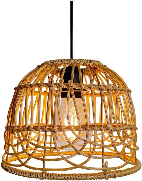 Hanglamp Corda 3lichts touw naturel 20cm • Van den Heuvel Verlichting