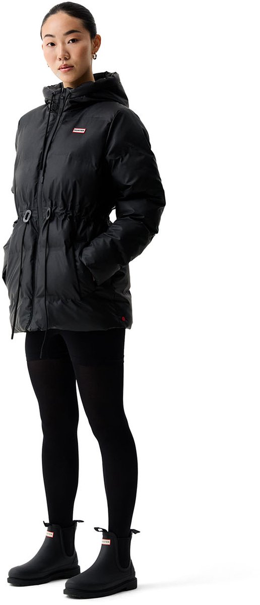 Hunter Lemhi Sonic Welded PU Puffer Jacket Hunter Zwart