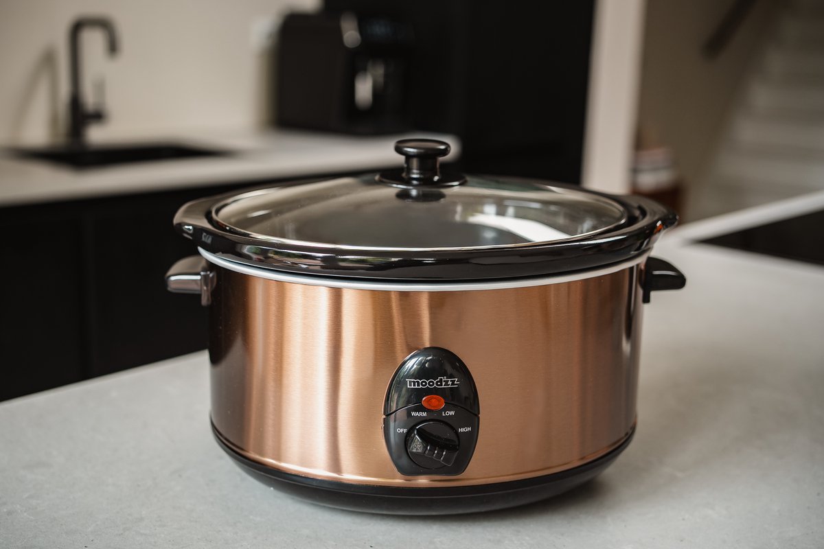 Moodzz - MZ-2306 - Elektrische Slowcooker - 6.5 L - Koperkleurig