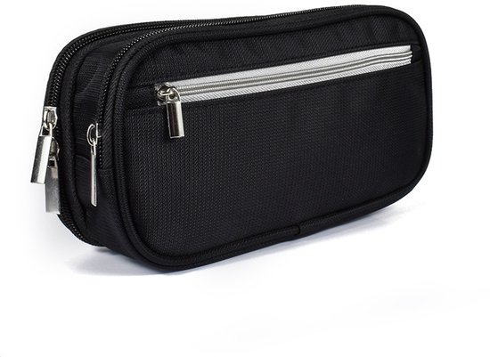 Etui - Pennenzak - Grote Capaciteit - Pennenetui - Schooletui - 21X10X6CM - Schoolbenodigdheden en Kantooropslag - Terug naar school - Voor meisjes, jongens en volwassenen - Zwart