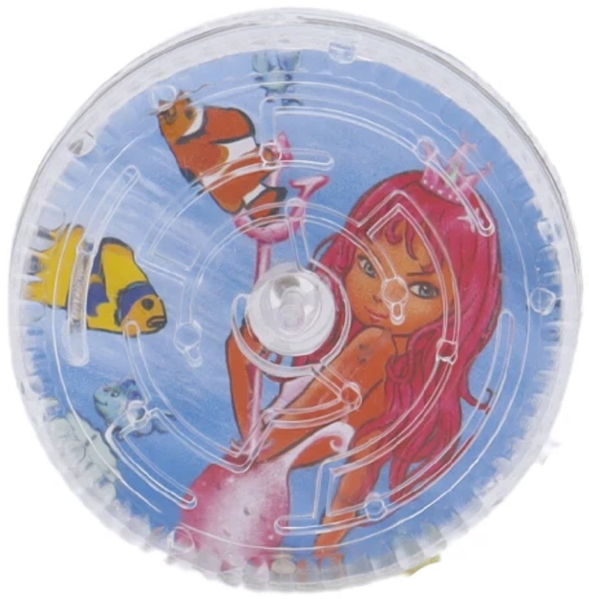Jojo 12 stuks – Zeemeermin Thema – Met Doolhof Puzzel Mermaid - 5 cm Labyrint YoYo– Kinderfeestje, Uitdeelcadeau & Traktatie
