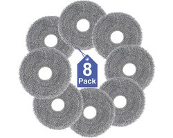 10R schoonmaakdoekjes geschikt voor Roborock QV 35A/QV35S, Qrevo S, Qrevo Pro, Saros 10R/Z70, Qrevo Edge/Curv/Master/Slim, Qrevo S5V robotstofzuiger, verbeterde microvezel, wasbaar en herbruikbaar