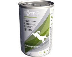 TROVET Hypoallergenic HPD (Horse) Hond natvoer - 24 x 400 gr blikken