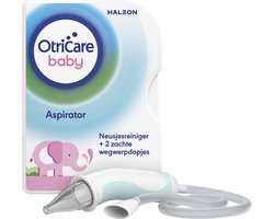 OtriCare Baby Aspirator - Neusjesreiniger - Verstopte Neus - Zachte Manier Verwijderen Neusslijm - Eenvoudig en Hygiënisch Gebruik - Help je baby beter ademen, eten en slapen - 1 stuk
