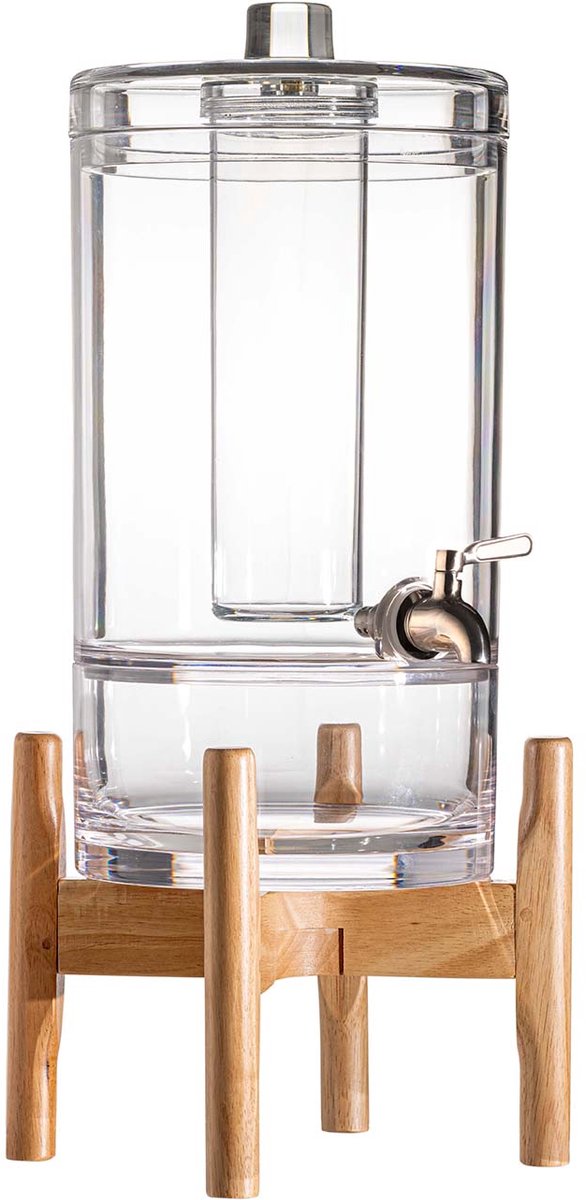 Bold Aloha Premium Polycarbonaat Sapdispenser 5.6LTR met Bamboe onderstel
