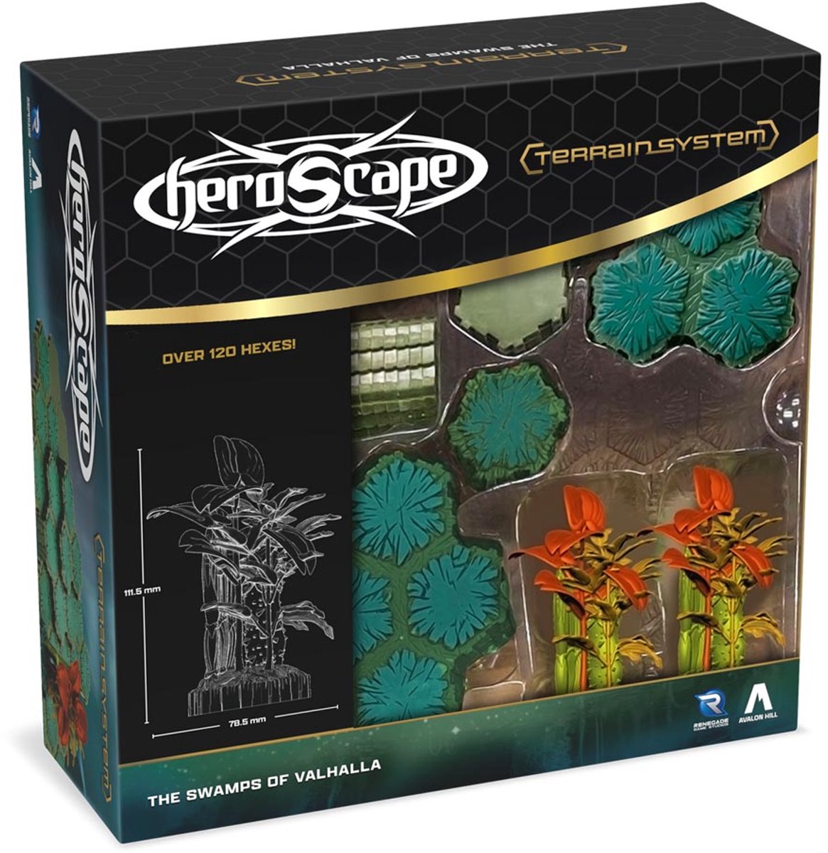 Heroscape: The Swamps of Valhalla - Terrain Expansion - Uitbreiding - Engelstalig - Renegade Game Studios