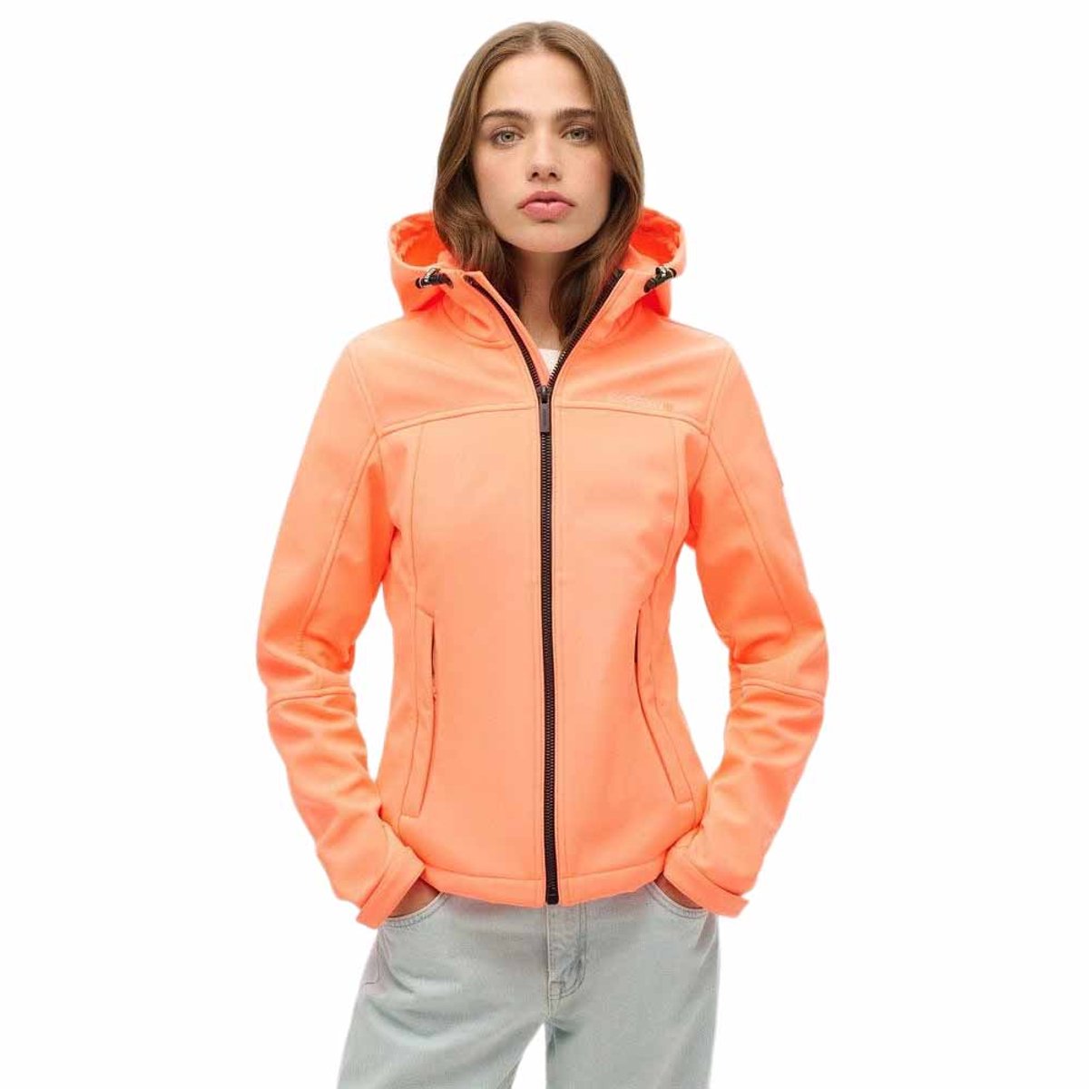Superdry Klassieke Trekker-jas met capuchon Dames Koraal