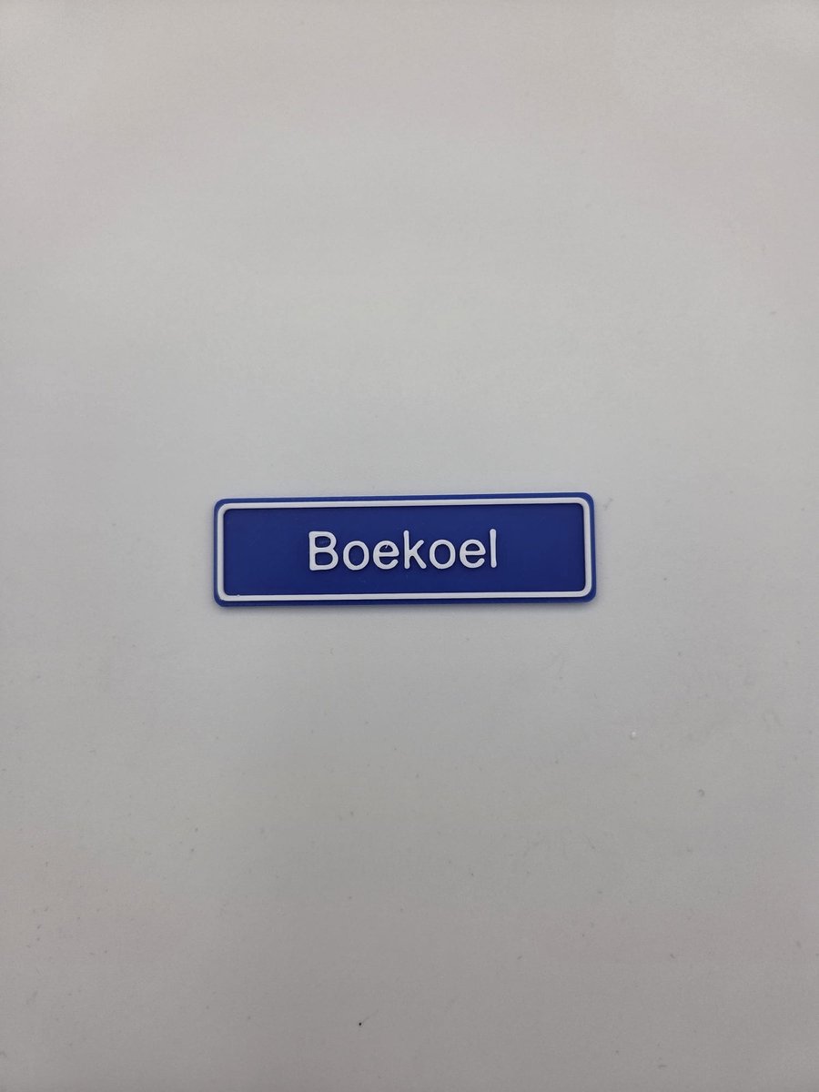 3D plaatsnaam speldje Boekoel