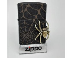 Zippo spider black crackle emblem limited edition