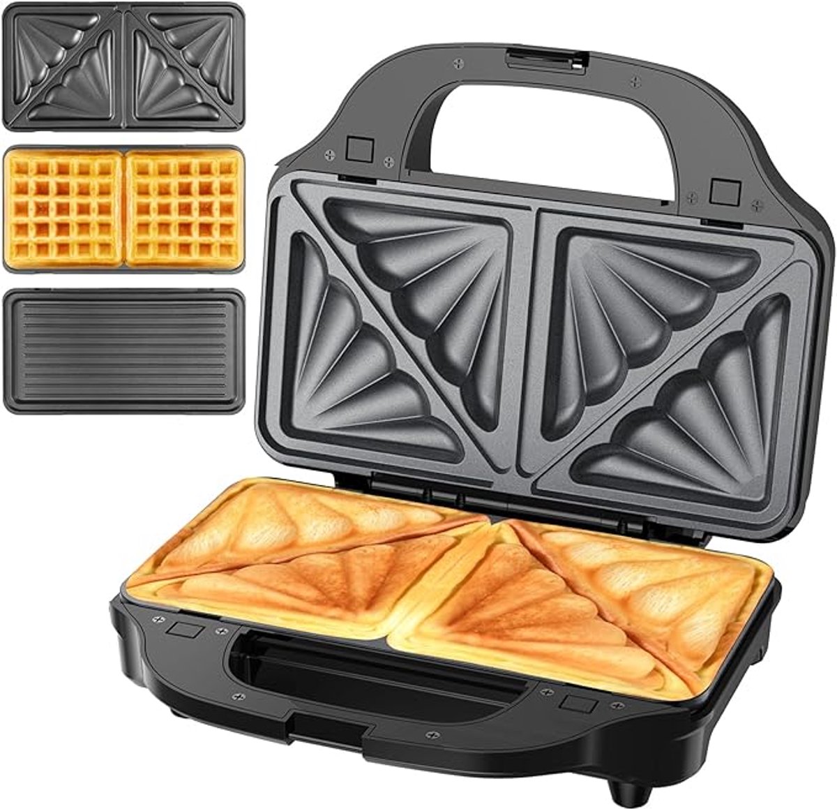 Lexium Croque Monsieur Toestel - Croque Monsieur - Grill Apparaat - Grill - Tosti Apparaat - Tosti Grill Apparaten