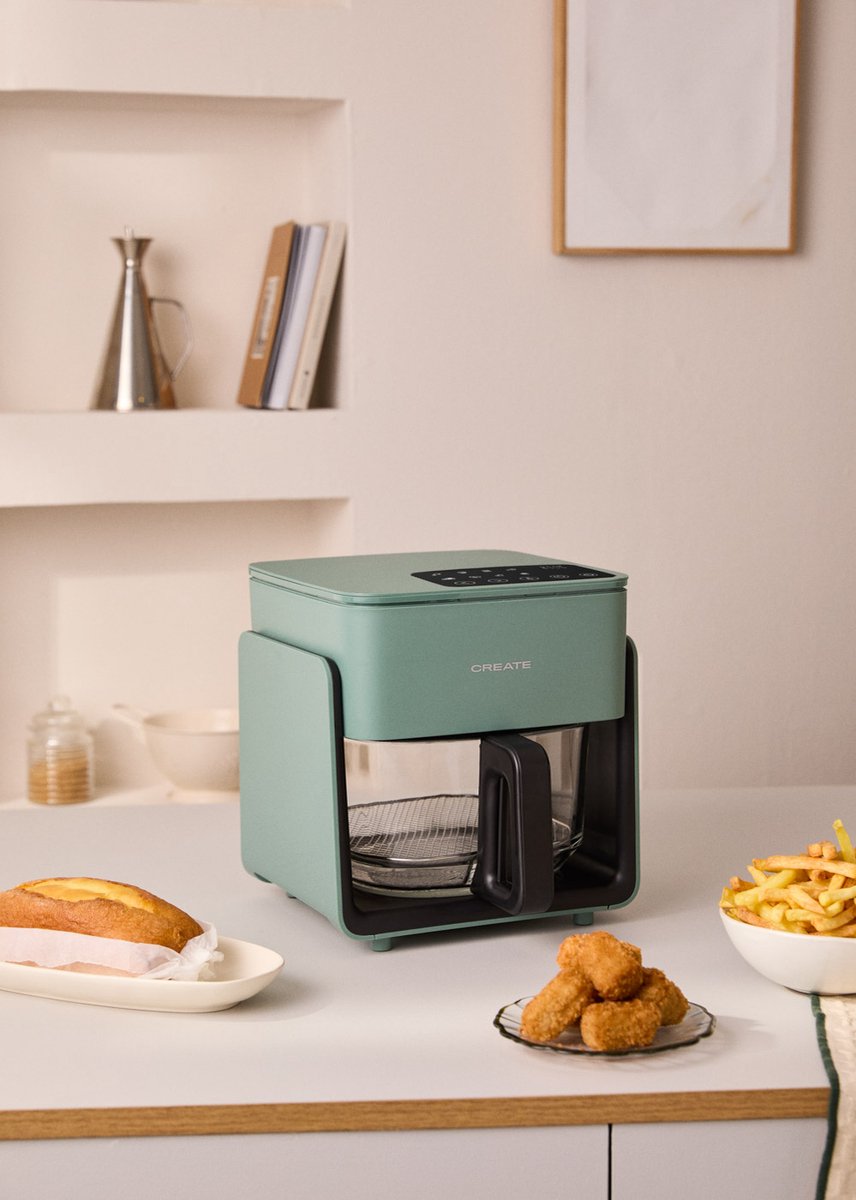CREATE - 4,2L Glazen Airfryer - AIR FRYER STUDIO CRYSTAL – foto 4