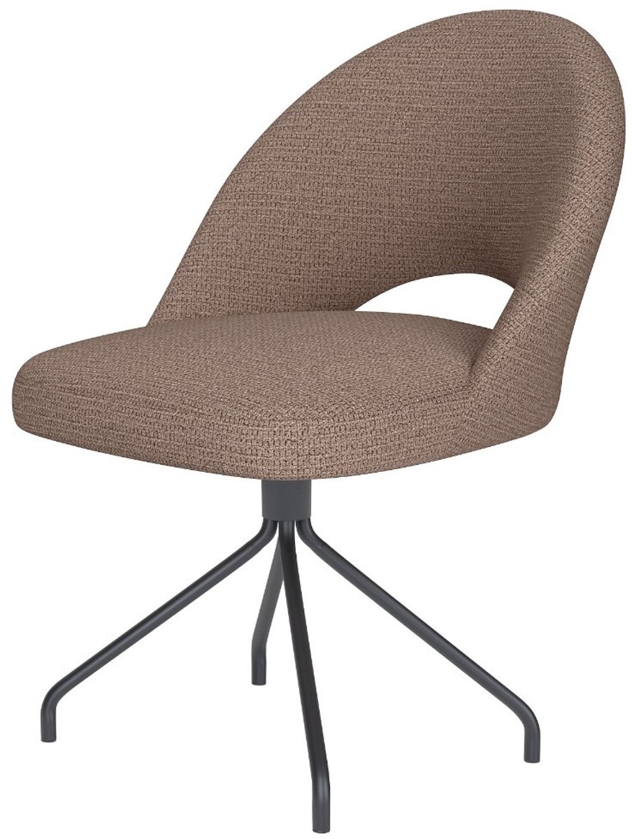 Puur - Misty draaistoel metaal spider - taupe