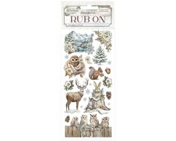 Stamperia - The Owl's House Rub-on 4x8,5 Inch Wildlife (DFLRB180)