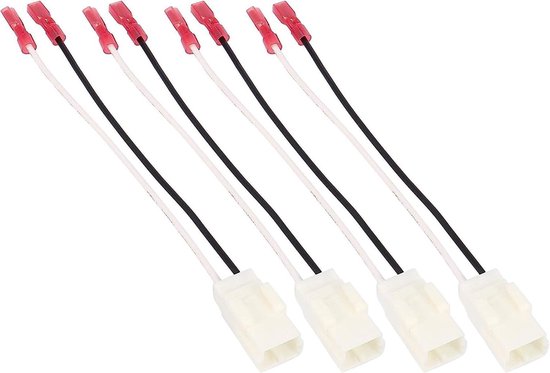 eMagTech 2 stuks 6-pins harnas-socket 1J0973713 connector stekker stopcontact bedrading reparatie weefgetouw auto-onderdelen 13,5 cm 0,50 mm² bedrading dwarsdoorsnede 1 mannelijk en 1 vrouwelijk