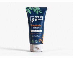 Green Guard - Inhalatiebalsem - Ondersteunt Luchtwegen - Helpt Vrijer te Ademen - Voor kinderen vanaf 3 jaar en Volwassenen - Op Natuurlijke Basis - Bevat Eucalyptus en Menthol - 100% Plantaardig - 50ml